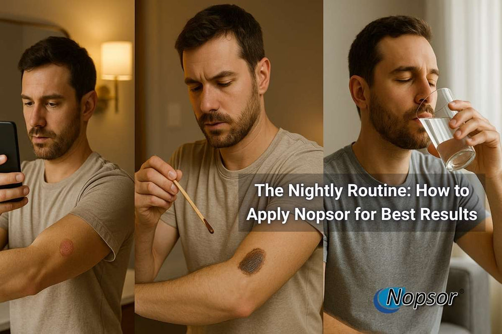 The Nightly Routine: How to Apply Nopsor for Best Results
