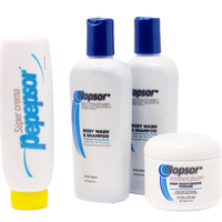 Tratamiento Nopsor con dos shampoos para Psoriasis